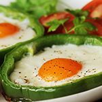 bell pepper rings with egg