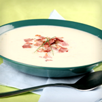 Blue Cheese and Bacon Soup