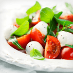 tomato and mozzarella salad