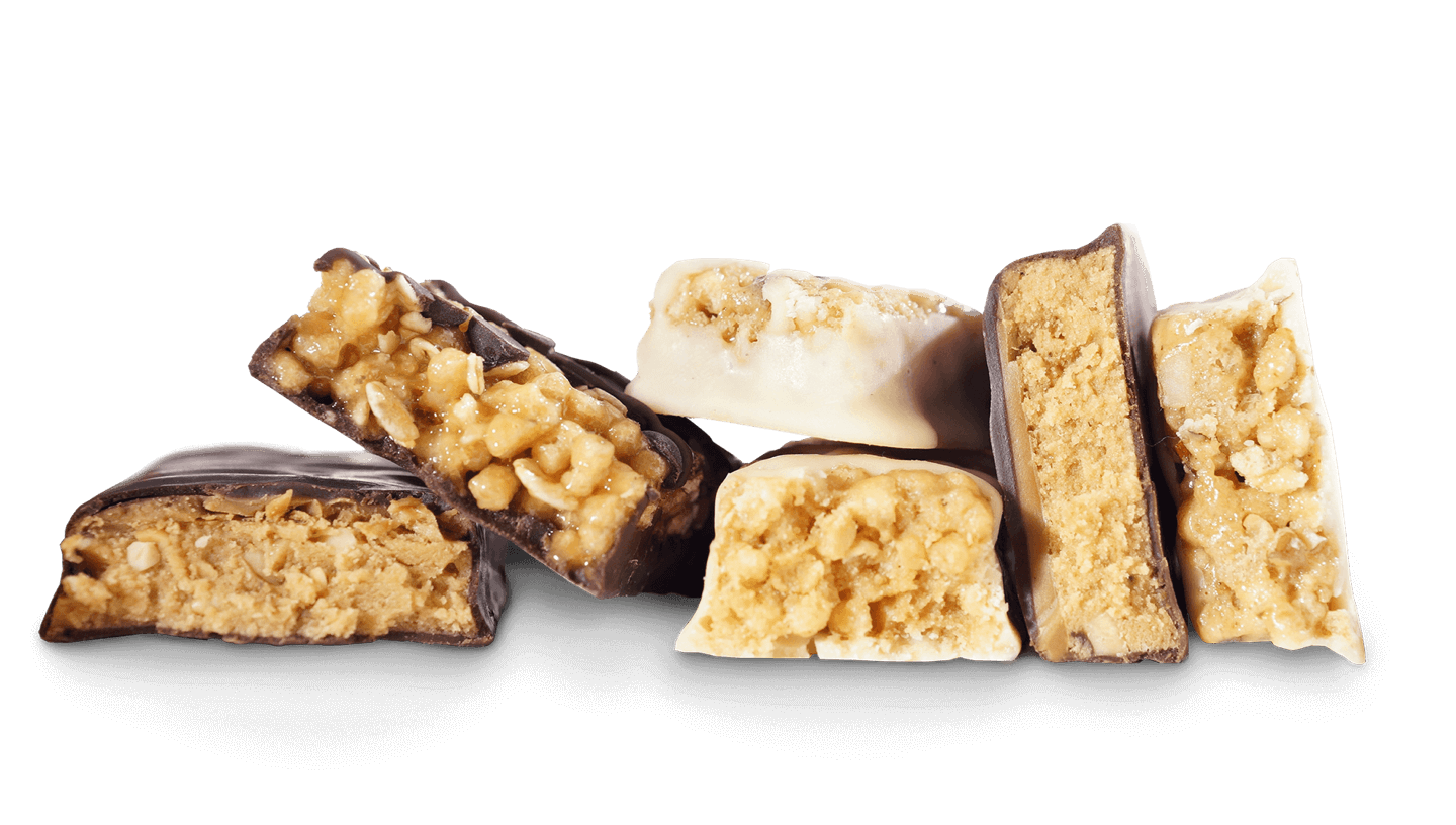 Unwrapped Atkins bars in multiple flavors