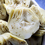 artichoke with cheese