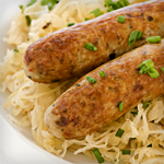 bratwurst and sauerkraut