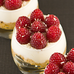 Raspberry Cheesecake in a Cup