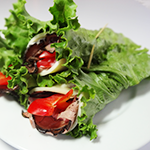 Image of Beef, Red Bell Pepper, and Provolone Lettuce wrap