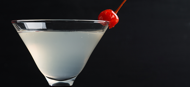 A classic martini