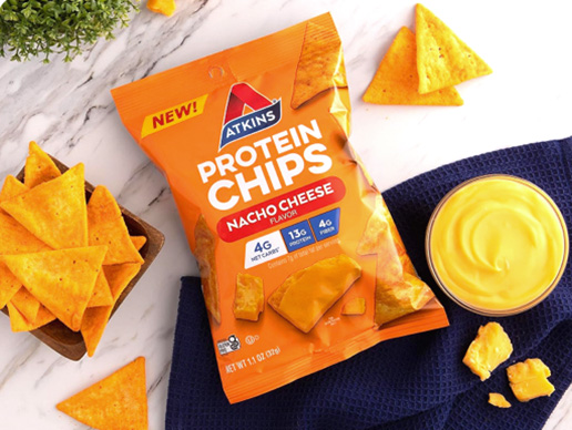 PM Snack Atkins Nacho Cheese Chips
